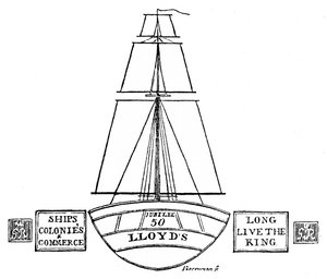 Verlichting bij Lloyds, 1809, 1928