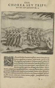 Illustratie uit het boek India Orientalis van onbekende auteur en uitgegeven door Excudebat Matthaeus Beckerus