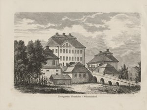 Illustratie uit het boek Nordiska taflor van onbekende auteur en uitgegeven door Albert Bonnier door Unbekannt