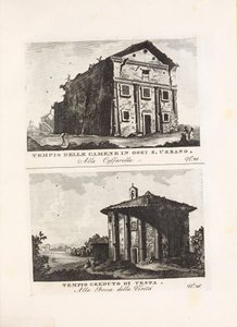 Illustratie uit het boek Oude en moderne uitzichten van de stad Rome van onbekende auteur en uitgegeven door Presso Venanzio Monaldini, Stefano Piale in Piazza di Spagna (it, [ca. 1820])