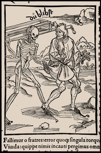 Illustratie bij het boek Narrenschip van Sebastian Brant, 1497 door Unbekannt