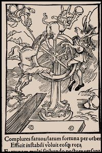 Illustratie voor het boek Ship of Fools door Sebastian Brant door Unbekannt