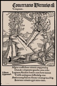 Illustratie bij het boek Narrenschip door Sebastian Brant, 1497