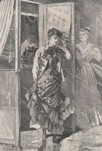 Er kwam een storm van wind, regen en spray - en Portia The Galaxy, een geïllustreerd..., december 1869 door Unbekannt