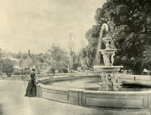 In de Botanische Tuinen, Adelaide, 1901