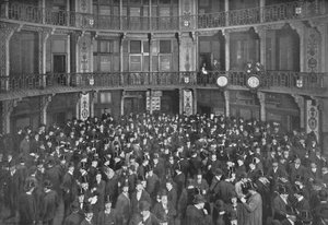 In de Coal Exchange, City of London
