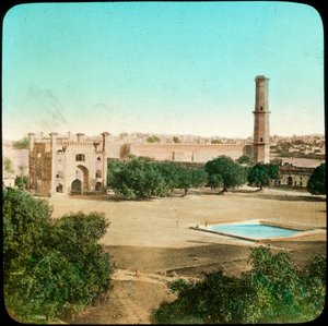 In het Fort, Lahore, India, eind 19e of begin 20e eeuw