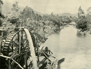 In de Ovens River, Germantown, 1901 door Unbekannt