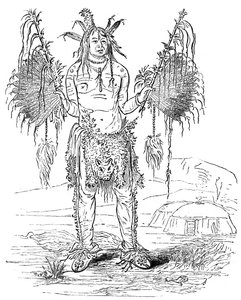 Indiaanse medicijnman, ca. 1700