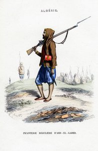 Infanterie van Abd-el-Kader, Algerije