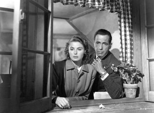 Ingrid Bergman en Humphrey Bogart in Casablanca, 1942