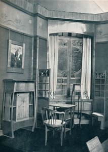 Interieur. Gedecoreerd door M. Niedermoser, ca. 1900