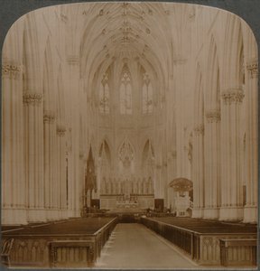 Interieur van de mooiste gotische structuur in de VS - St. Patrick