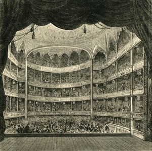Interieur van Drury Lane Theatre, 1804, 1881