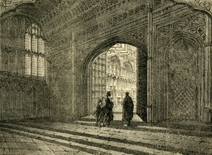Interieur van de kapel van Hendrik VII, 1881 door Unbekannt