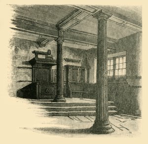Interieur van de Grammar School door Unbekannt