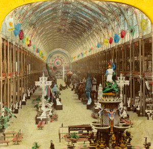 Interieur van de Internationale Tentoonstelling, Londen door Unbekannt