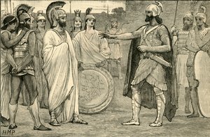 Interview Tussen Agesilaus en Pharnabazus, 1890 door Unbekannt