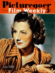 Irene Dunne 1898-1990, Amerikaanse actrice, 1940 door Unbekannt