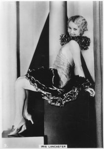 Iris Lancaster, actrice, c1938