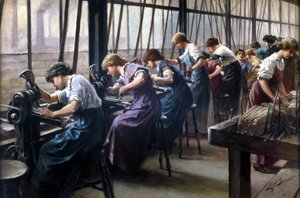 IJzer & Staal, Gieterijen Vrouwen arbeiders snijden vijlen