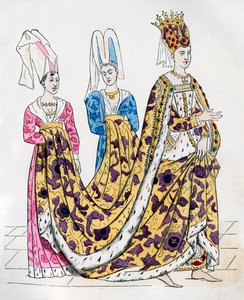 Isabeau van Beieren, Koningin-Gemalin van Karel VI van Frankrijk, 1385 1882-1884 door Unbekannt
