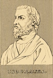 Isocrates, 436-338 v.Chr., 1830 door Unbekannt