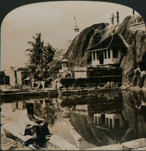 Isuruminiya, een oude en pittoreske rotsentempel in het hart van Ceylon door Unbekannt