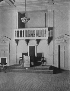 Italiaans Renaissance detail in de Lodge Room van de Masonic Temple, Birmingham, Alabama, 1924