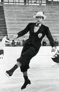 Jack Dunn, Britse kunstschaatser, Winterspelen, Garmisch-Partenkirchen, Duitsland, 1936 door Unbekannt