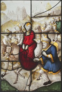 Jacob Keert Terug naar Kanaän met Rachel en Lea Achtervolgd door Laban, ca. 1525 door Unbekannt