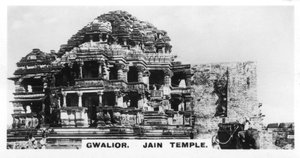 Jain tempel, Gwalior, India, ca. 1925