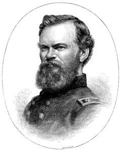 James B McPherson, generaal van de Unie in de Amerikaanse Burgeroorlog, ca. 1880