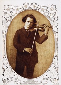 Jan Kubelik speelt op kerstavond in San Francisco, 1912 door Unbekannt