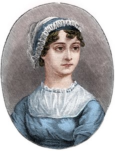 Jane Austen 1775-1817, Engelse romanschrijfster door Unbekannt