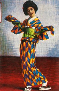 Japanse Geisha danseres, ca. 1928