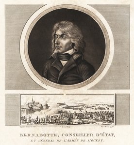 Jean-Baptiste Jules Bernadotte, staatsraad, later koning Karel XIV Johan van Zweden en Noorwegen (1763-1844) door Unbekannt