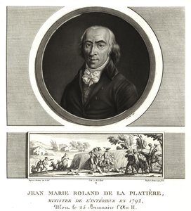 Jean Marie Roland de la Platiere, Minister van Binnenlandse Zaken door Unbekannt