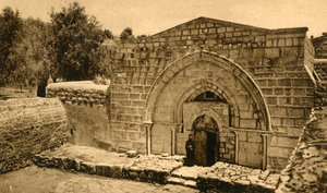 Jeruzalem - Kerk van de Maagd, ca. 1918-ca. 1939 door Unbekannt