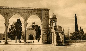 Jeruzalem - Moskee El-Aksa door Unbekannt