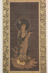 Jizo Bosatsu in Welkomende Afdaling Jizo bosatsu raigo door Unbekannt