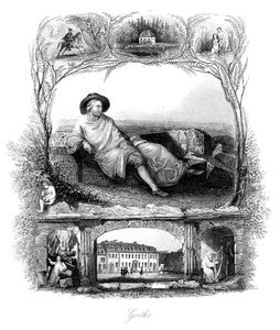Johann Wolfgang von Goethe, Duitse dichter, dramaturg en wetenschapper, 19e eeuw