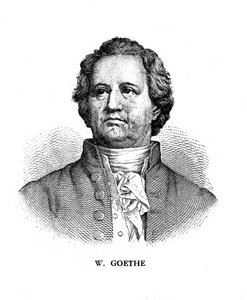 Johann Wolfgang von Goethe, Duitse dichter, dramaturg en wetenschapper, 19e eeuw door Unbekannt