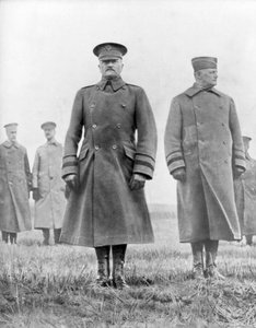 John Pershing en Hunter Liggett, Amerikaanse generaals uit de Eerste Wereldoorlog, maart 1918 door Unbekannt