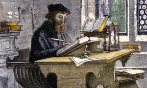 John Wycliffe aan het werk