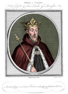 Jan van Gent, hertog van Lancaster 1340-1399 door Unbekannt