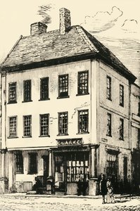 Geboorteplaats van Johnson in Lichfield, 1902 door Unbekannt