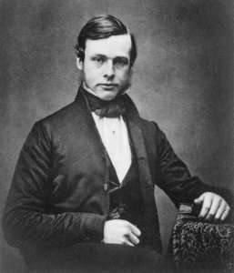 Joseph Lister, Engelse chirurg en pionier van antiseptische chirurgie, ca. 1855