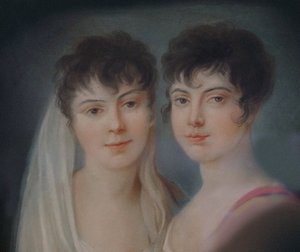 Josephine en Charlotte Brunsvik (detail)