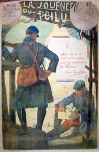 Journée du Poilu 25 et 26 Décembre 1915, Franse Eerste Wereldoorlog poster, 1915